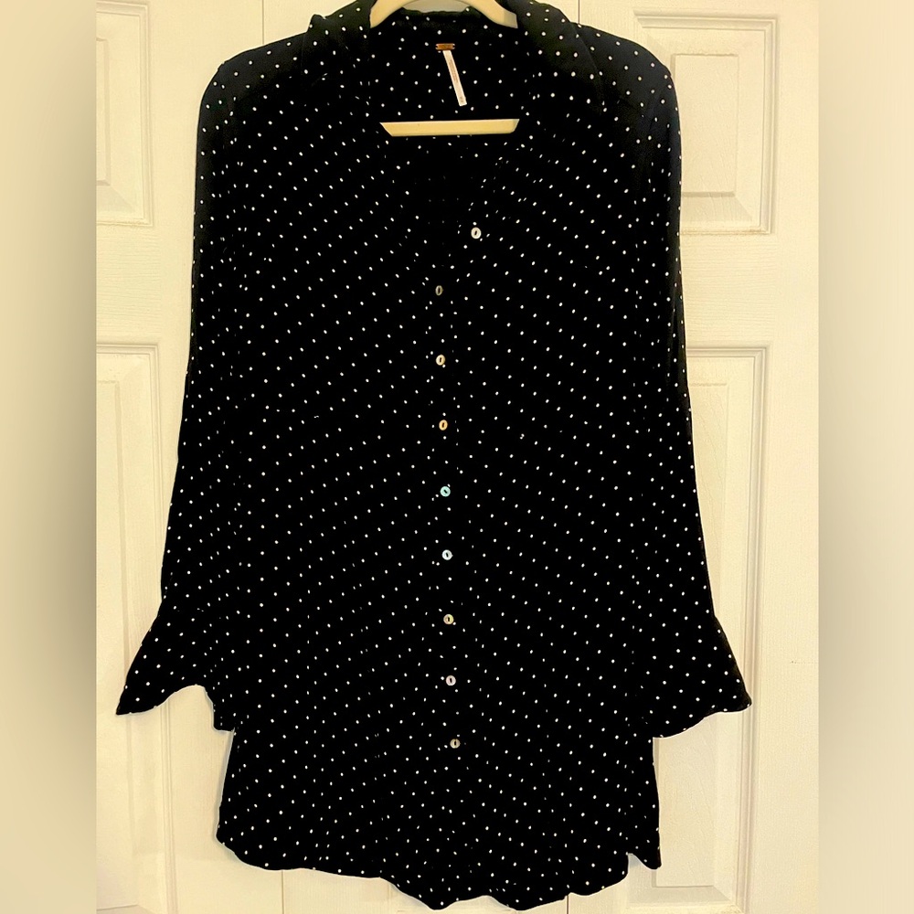 Free People Button Down Dress M
